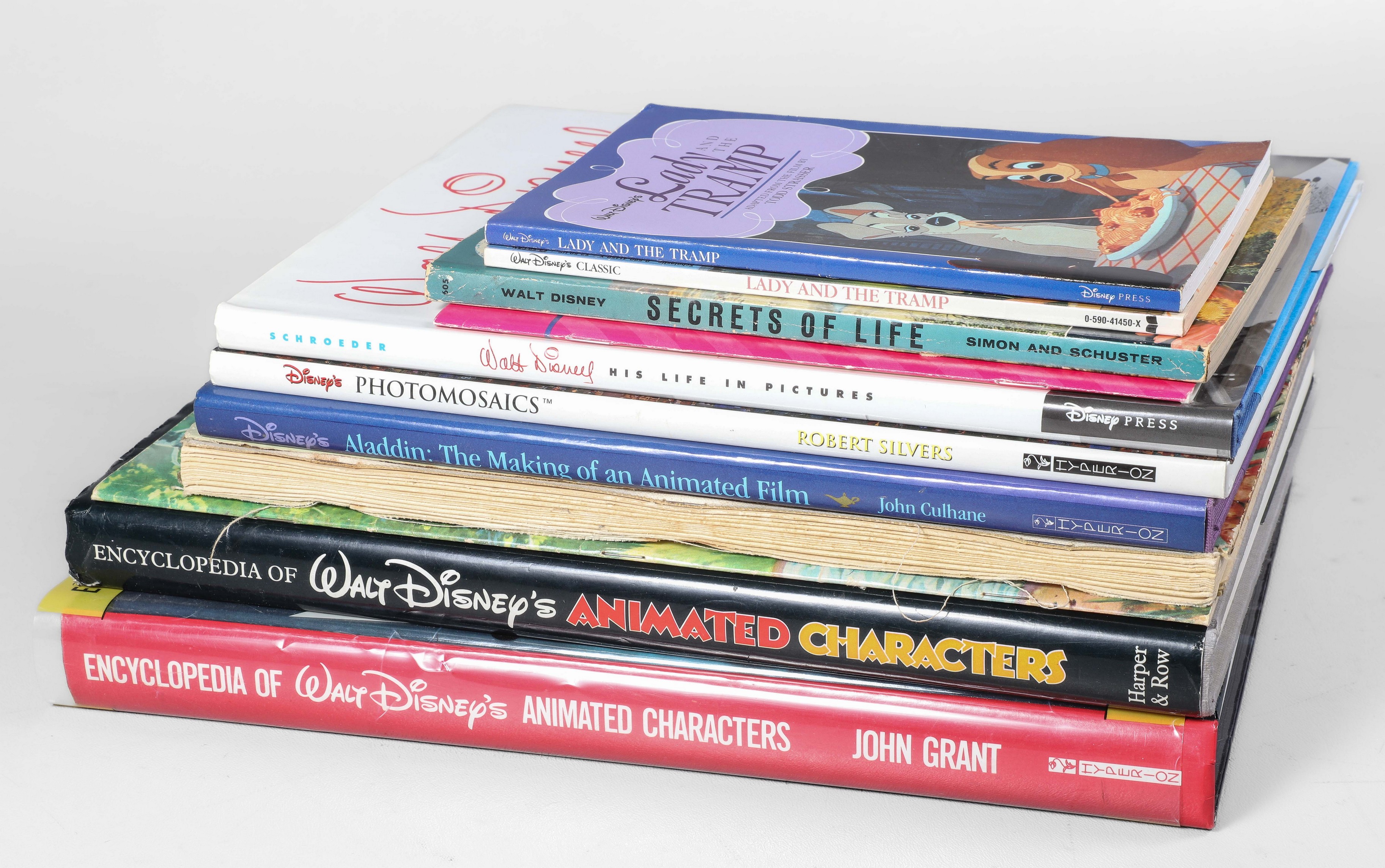 Lot of Disney Books, c/o 1987