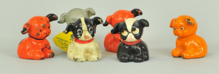 LOT OF DOG PAPER WEIGHTS Hubley