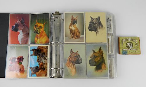 LOT OF DOG THEMED POSTCARDS AND