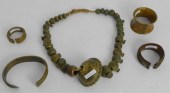 LOT OF EARLY AFRICAN JEWELRY T