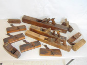LOT OF EARLY WOOD BLOCK PLANES