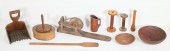 LOT OF EARLY WOOD ITEMSLot of