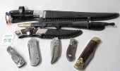 LOT OF EIGHT COLLECTABLE KNIVE