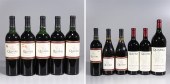 Lot of eleven bottles of Quive