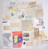 Lot of ephemera, including Phi
