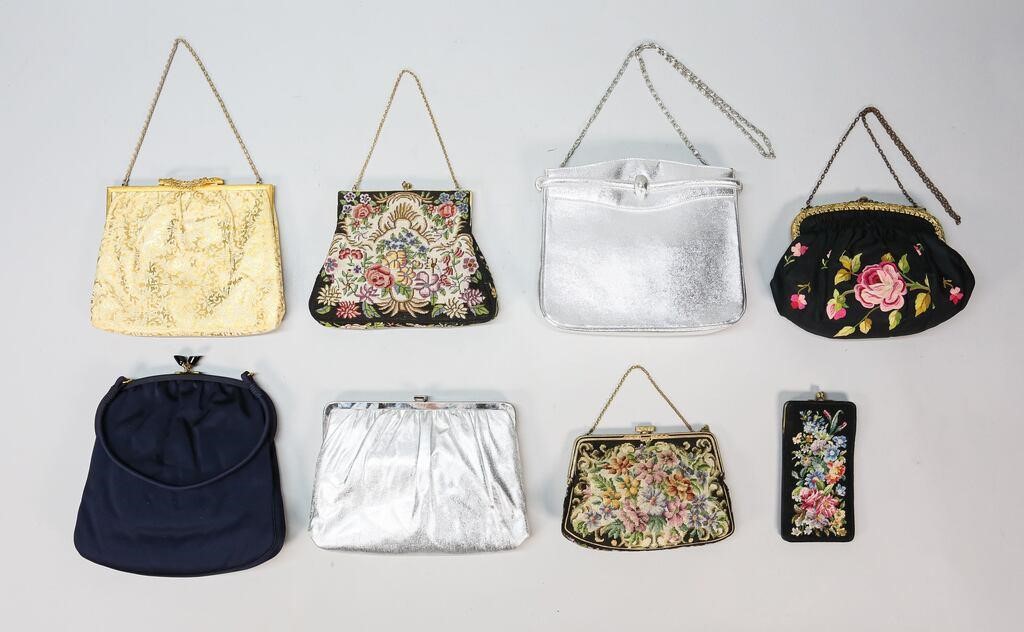 LOT OF EVENING BAGSLot of 7 evening