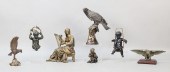 LOT OF FIGURAL CLOCK TOPPERSLo