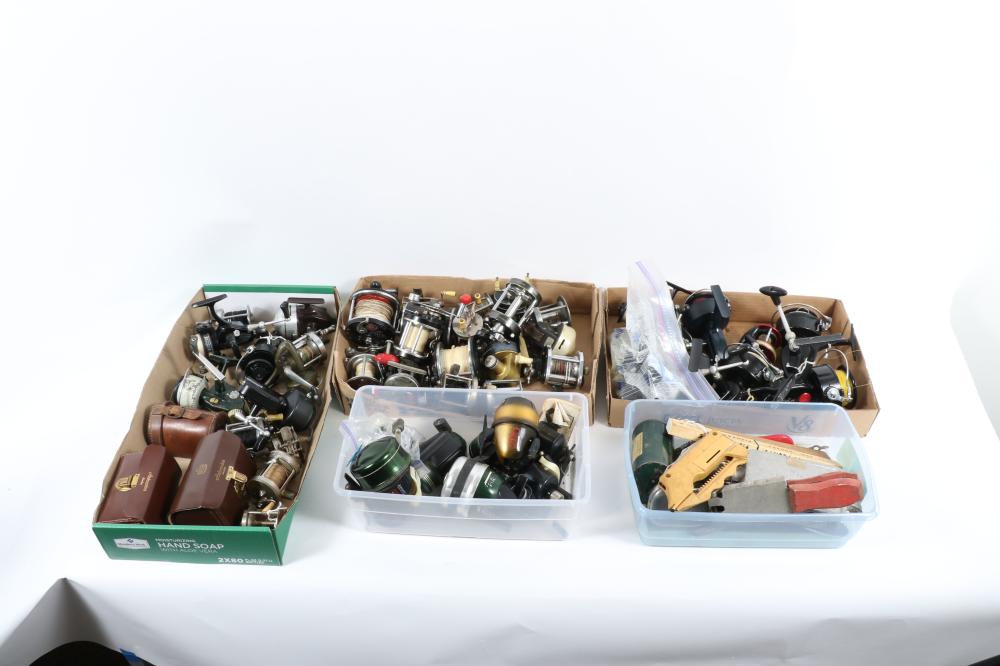 LOT OF FISHING EQUIPMENT: INCLUDING