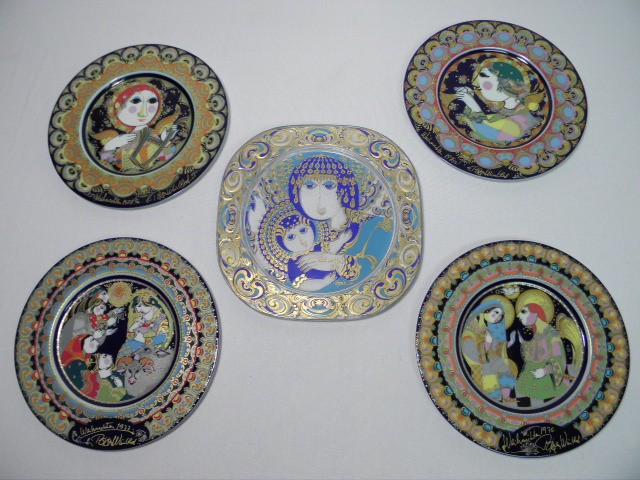 Lot of five Bjorn Wiinblad