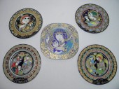 Lot of five Bjorn Wiinblad Chr