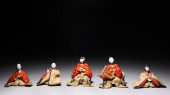 Lot of five Japanese musician