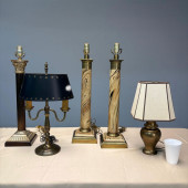 LOT OF FIVE MANLY LAMPS<br>Lot