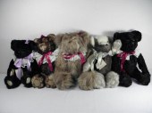Lot of five Mother Grimm's fur