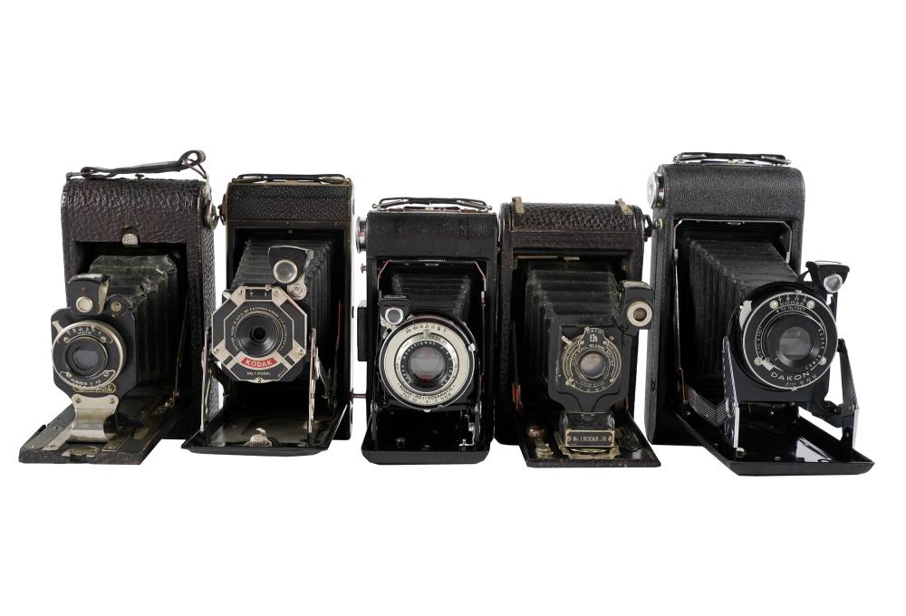 LOT OF FIVE VINTAGE KODAK &