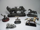 Lot of five western-themed hor