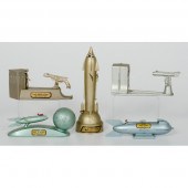 Lot of Five White Metal Mechan