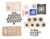 Lot of foreign & American coin