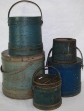 LOT OF FOUR 19TH CENTURY PAINT