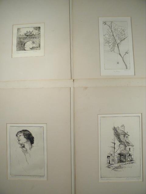 Lot of four American miniature