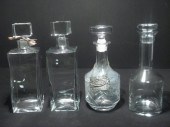 Lot of four assorted crystal a