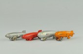 LOT OF FOUR BLIMPS A cast iron