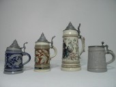 Lot of four German porcelain a