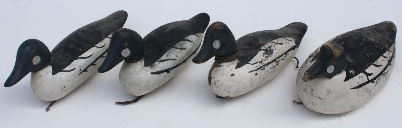 LOT OF FOUR GOLDENEYE DRAKE