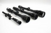 LOT OF FOUR RIFLE SCOPESLOT OF
