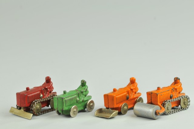 LOT OF FOUR SMALL TRACTORS
