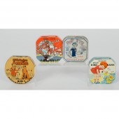 Lot of Four Tin Dime Register