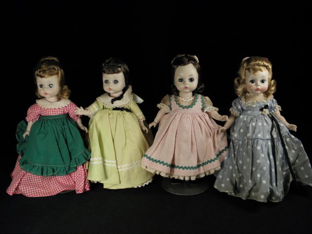 Lot of four vintage Madame