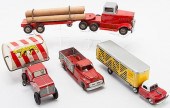 LOT OF FOUR VINTAGE TOY TRUCKS