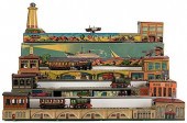 LOT OF FOUR WIND-UP TIN LITHO