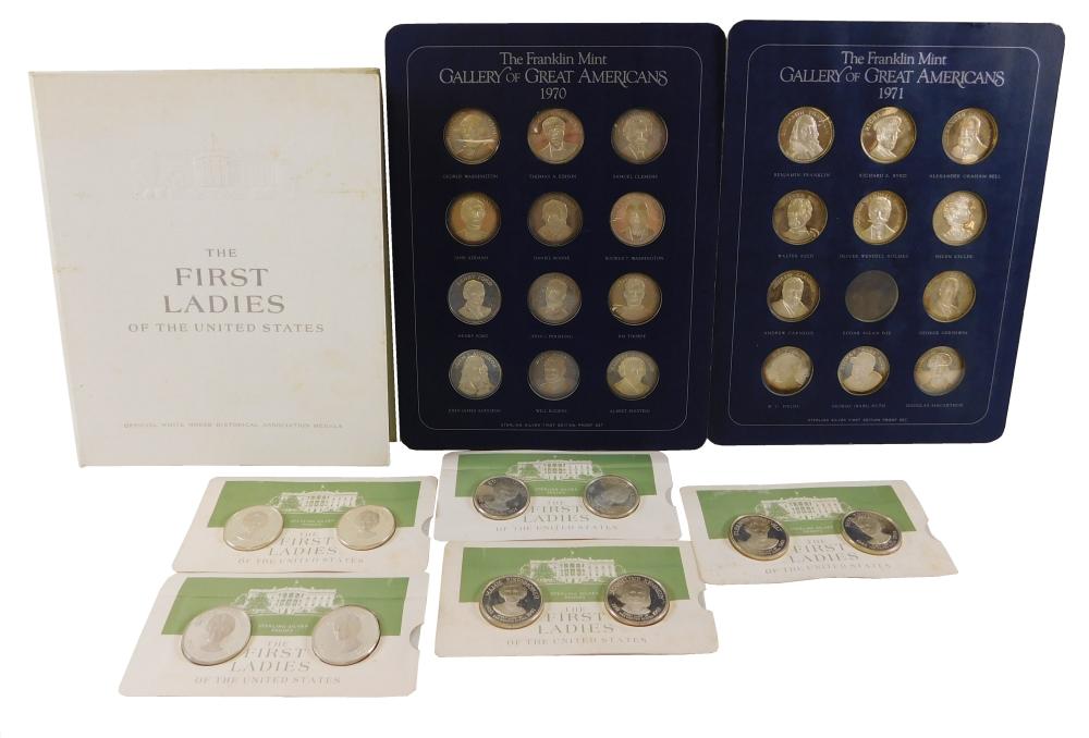 LOT OF FRANKLIN MINT ITEMS,