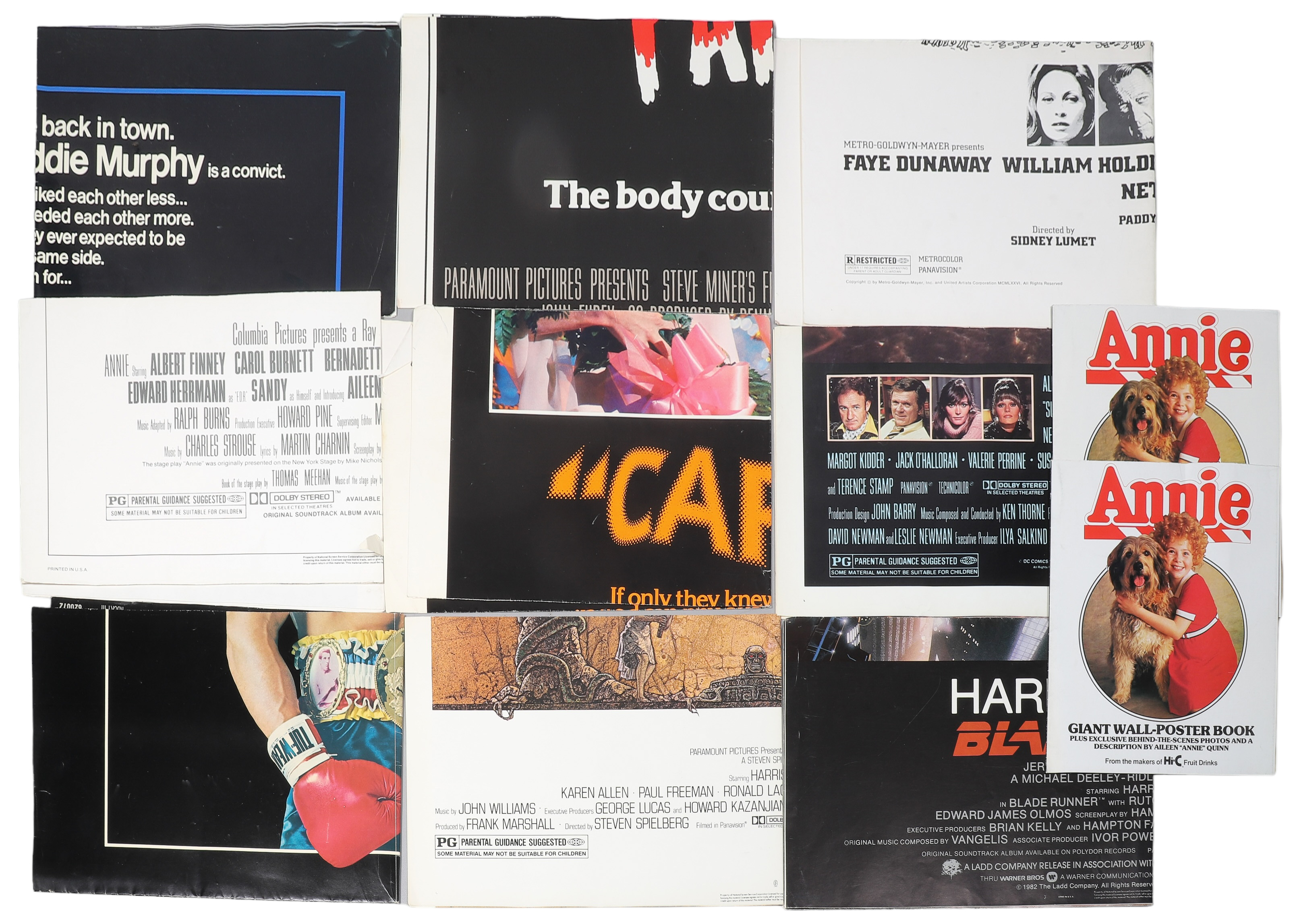 Lot of full movie posters,