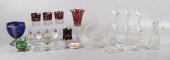 Lot of glassware, including (5