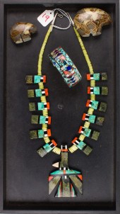 LOT OF HOPI STONE INLAID JEWEL