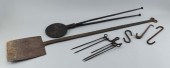 LOT OF IRON FIREPLACE ITEMS 18
