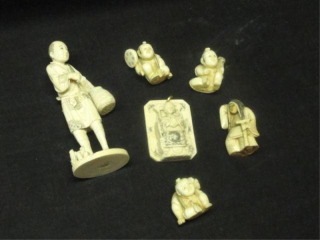 Lot of Ivories. From a Stamford