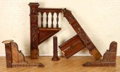 LOT OF LATE 19TH CENT. OAK ARC