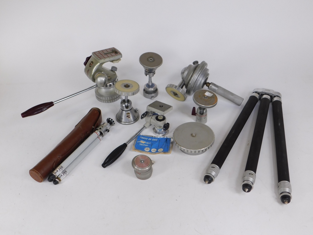 LOT OF LINHOF TRIPODS AND HEADS Lot
