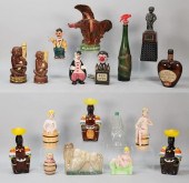 LOT OF LIQUOR BOTTLES & DECANT