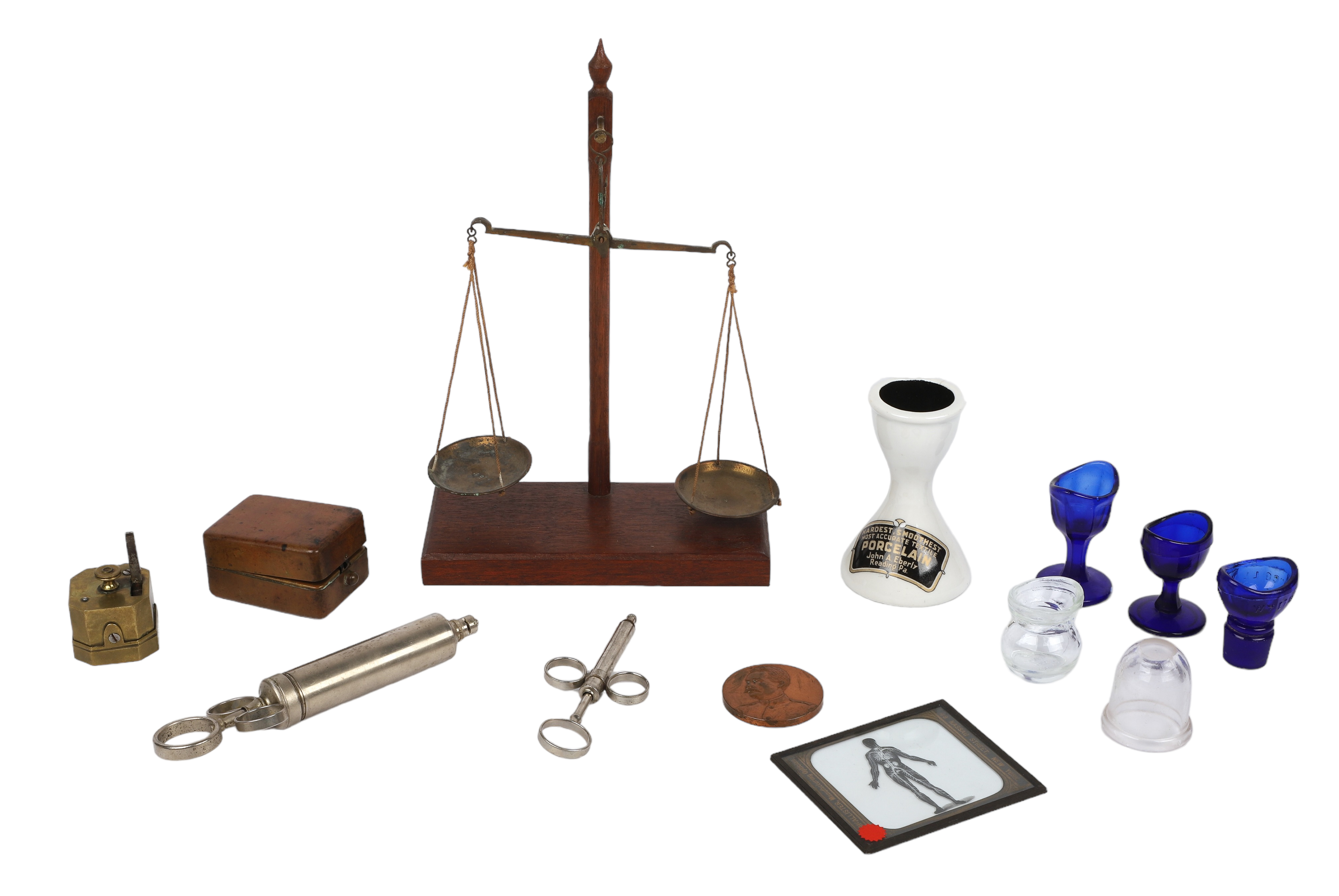 Lot of medicine related items,
