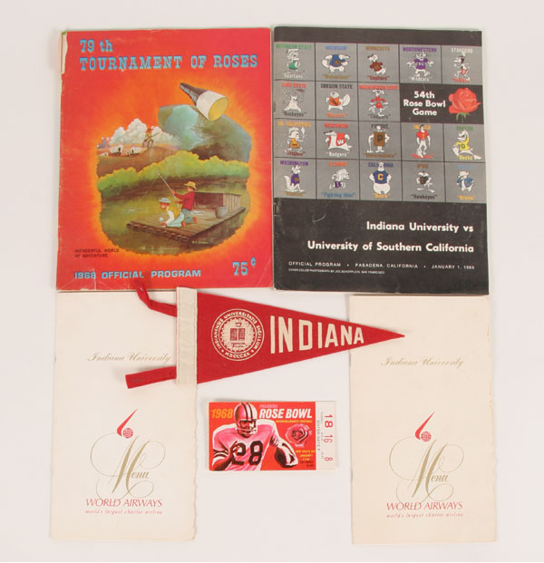 Lot of memorabilia: Indiana