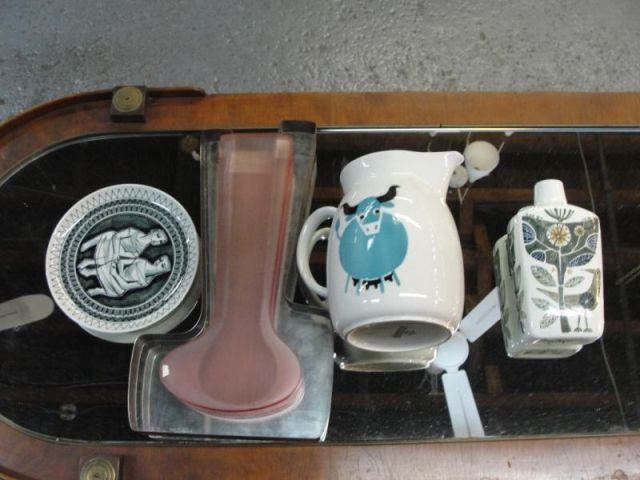 Lot of Midcentury Items. Porcelains