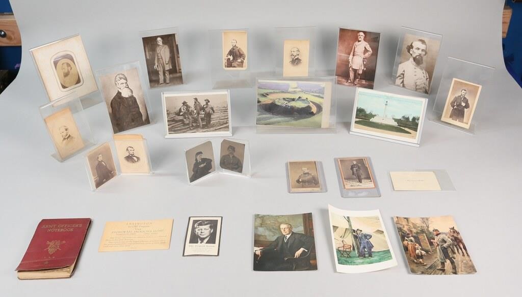 LOT OF MILITARY PHOTOS, POSTCARDS &