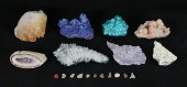 LOT OF MINERAL SPECIMENS INCLU