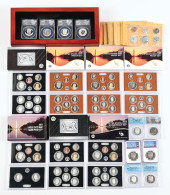 LOT OF MINT & SILVER PROOF MIN