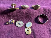 LOT OF MISC. 10K ITEMS - PINS,