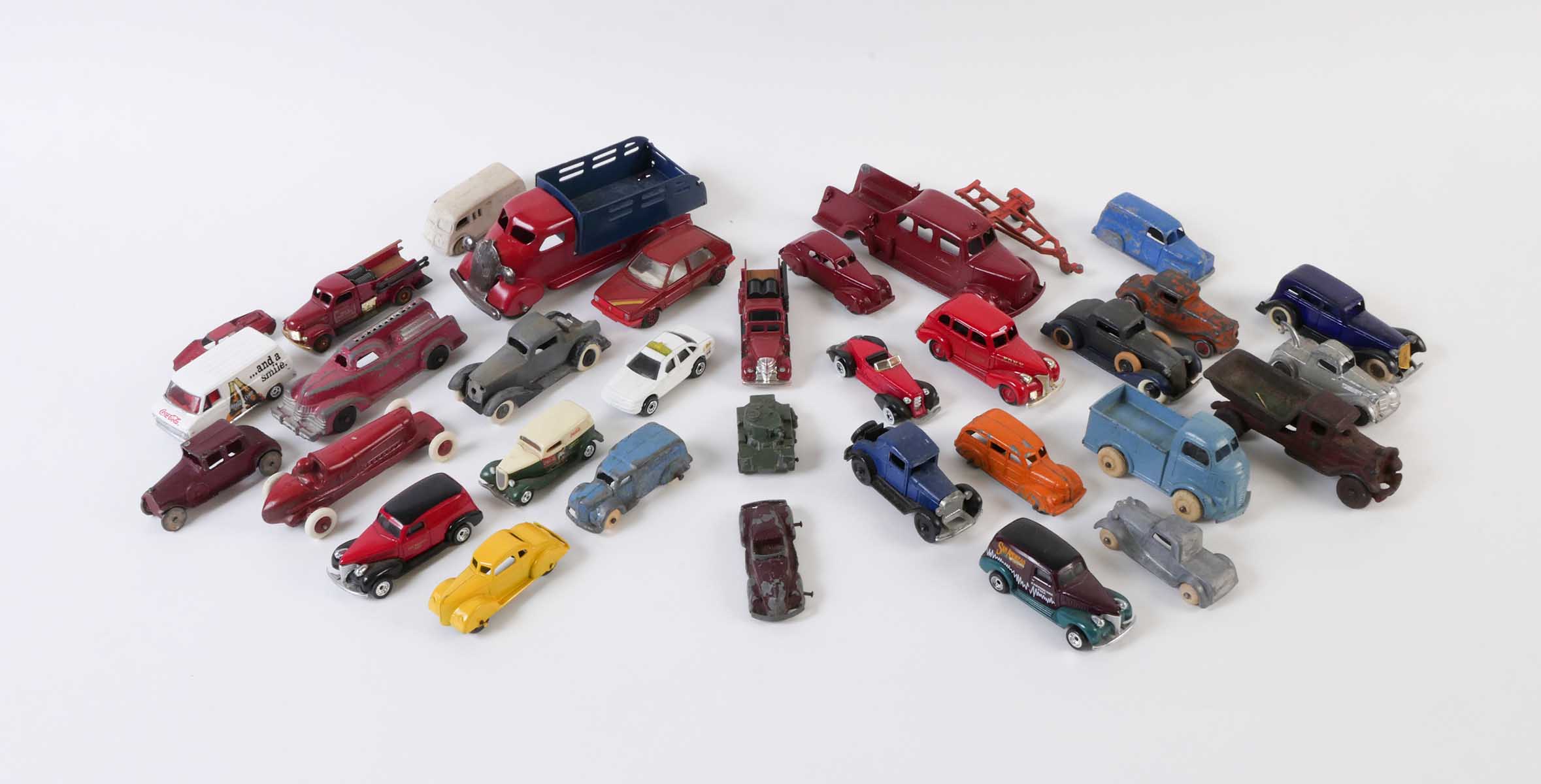 LOT OF MISC. SMALL OLD CARS &